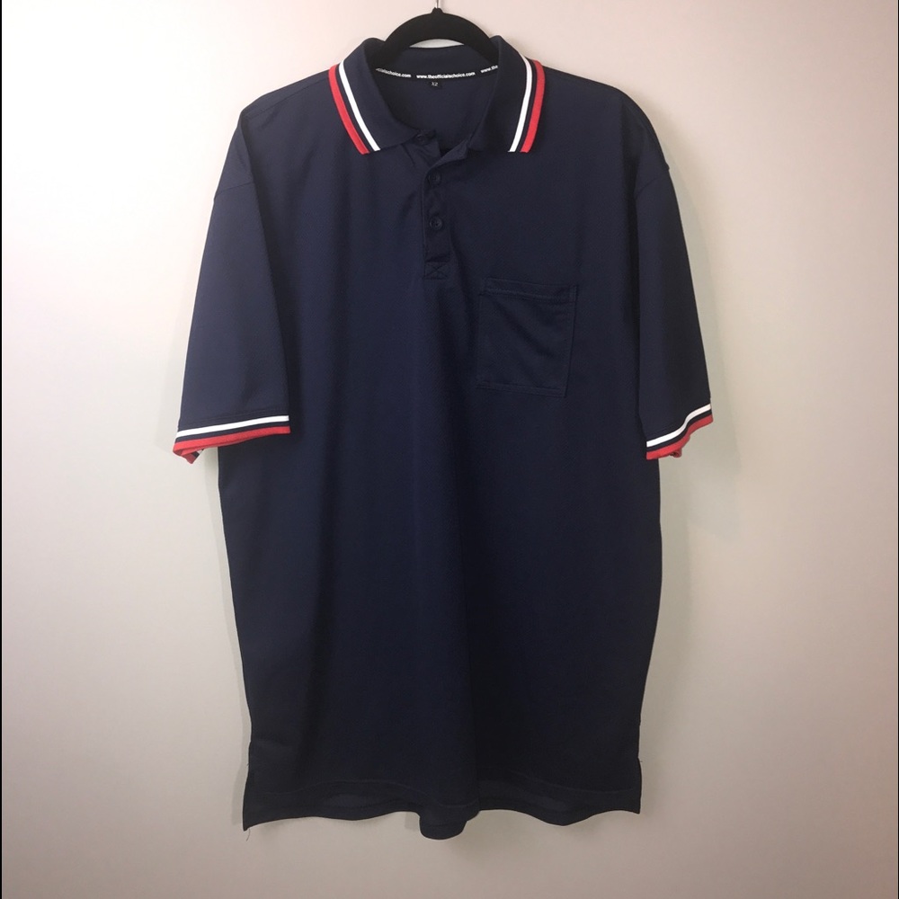 Official's Choice Navy Athletic Polo. XXL